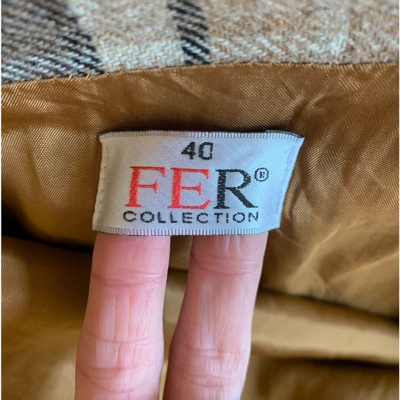 Vintage Bias Cut Wool Skirt - Picture 4 of 4